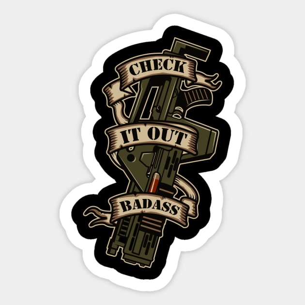 Check it out Sticker by Piercek25